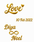 Acrylic Love & Memories Cutout