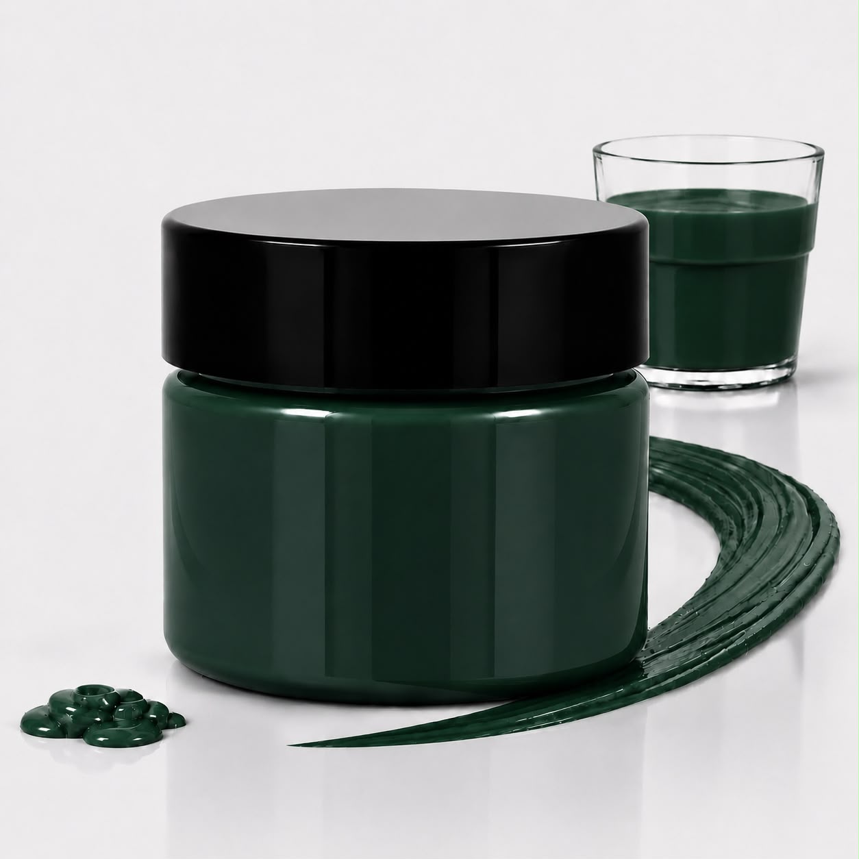 Bottle Green opaque Pigment