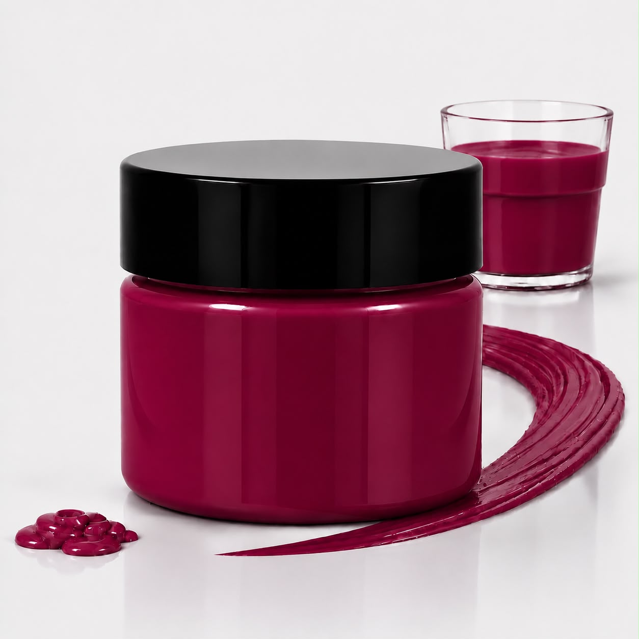 Magenta red opaque Pigment
