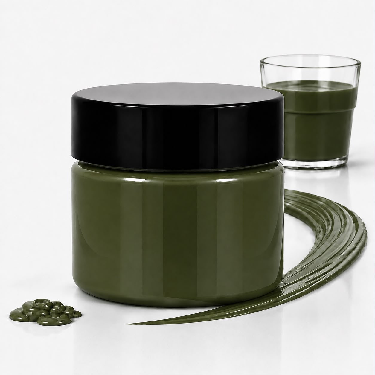 Olive Green opaque Pigment
