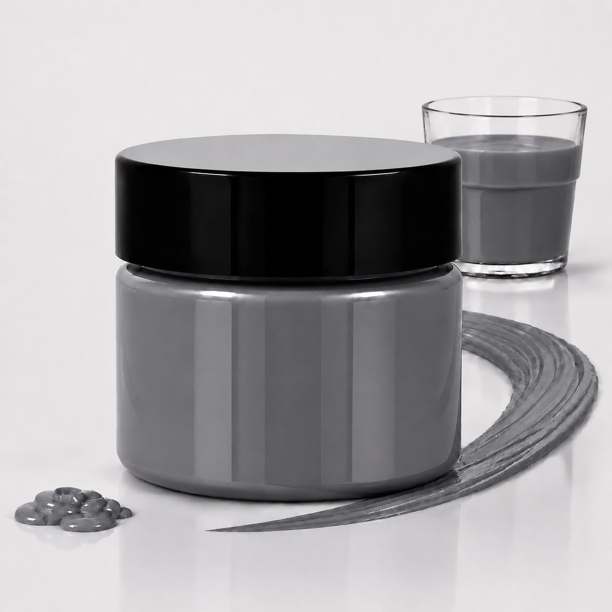 Pale grey opaque pigment