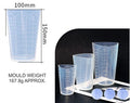 Resin  triangular Measuring Cups