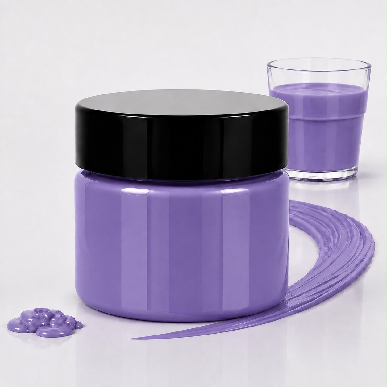Wild purple opaque pigment